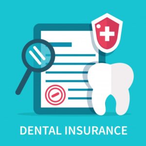 illustration of dental insurance and a tooth