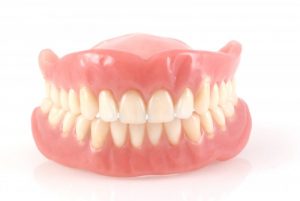 A complete denture.